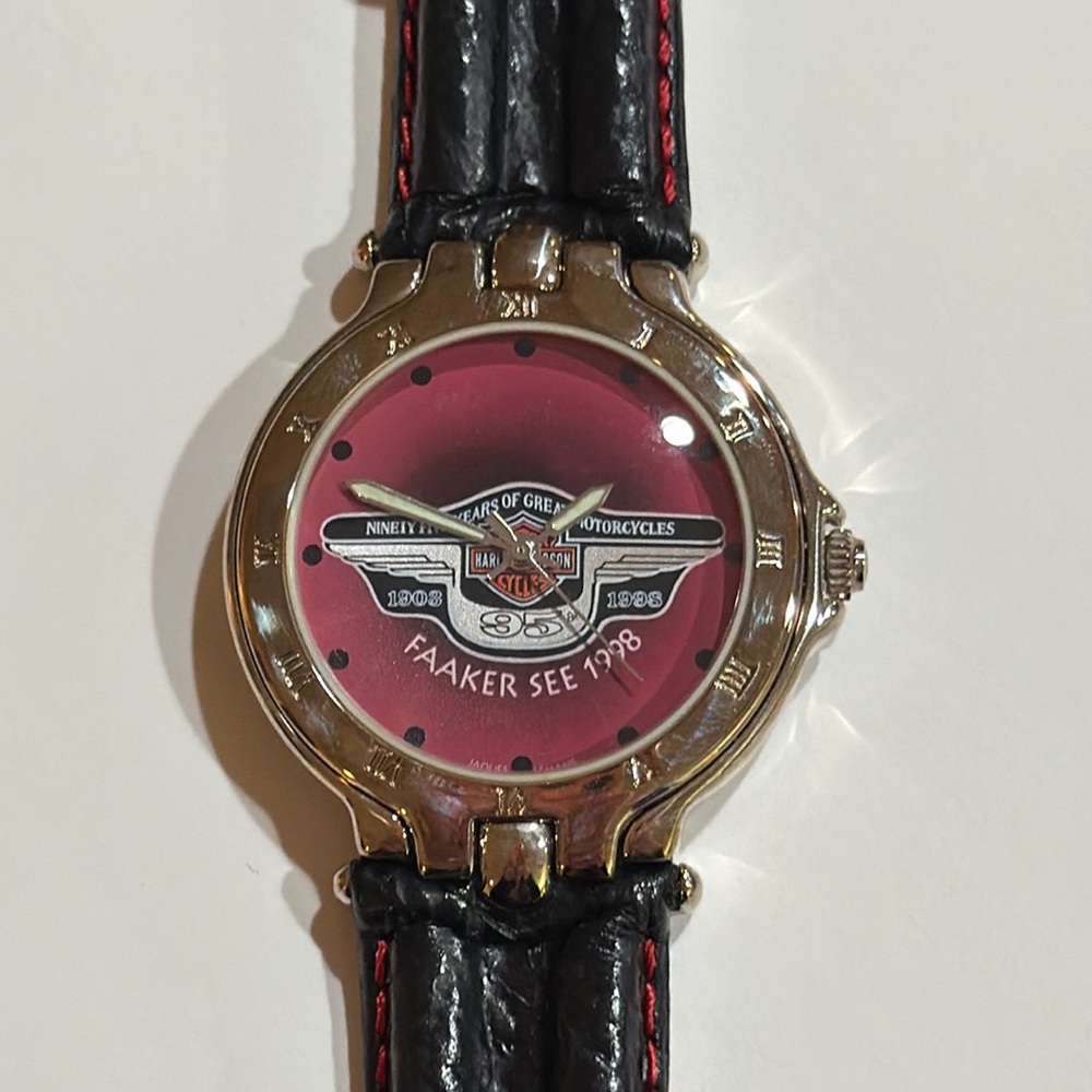 RARE never worn Harley-Davidson 95 anniv Faaker See rally watch collectors item